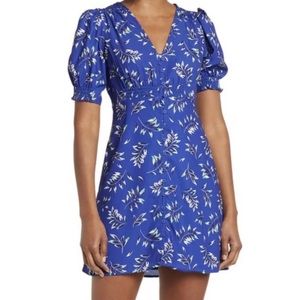 French Connection Blue Floral Dress